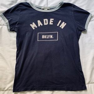 blue brooklyn t-shirt